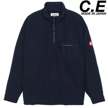 레어 C.E CAVEMPT 고급 하프 지퍼 플리스 디자인 자켓