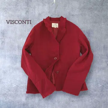 [비스콘티] 테일러드 자켓 아우터 안감 부착 겉옷 이탈리아제 원단