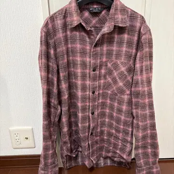 새상품급 WEST RIDE 체크 무늬 플란넬 셔츠