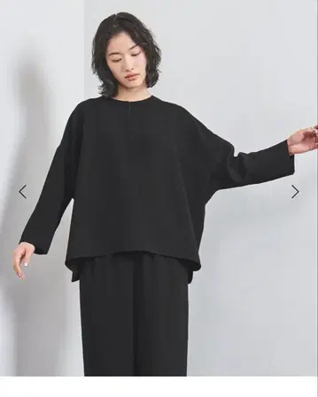UNITED ARROWS 슬릿 노카라 풀오버