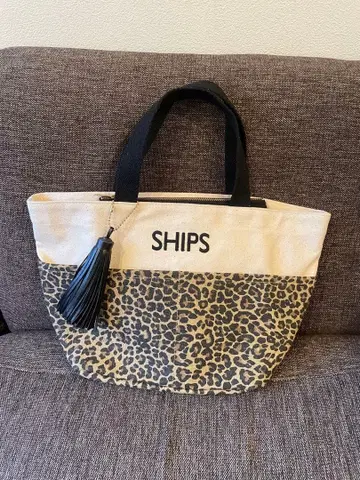 SHIPS 레오파드 무늬 토트백