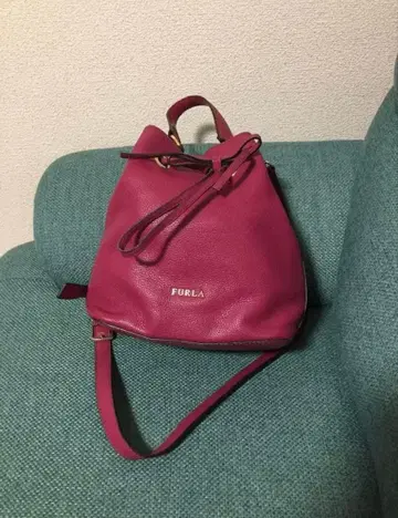 FURLA 마젠타 복조리형 숄더백