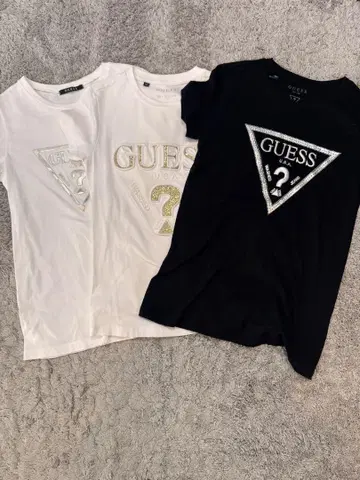 GUESS 반팔 T셔츠 3개 세트