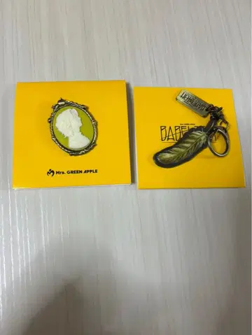 Mrs. GREEN APPLE 바벨탑 카메오 핀즈 키링 후지사와 료카