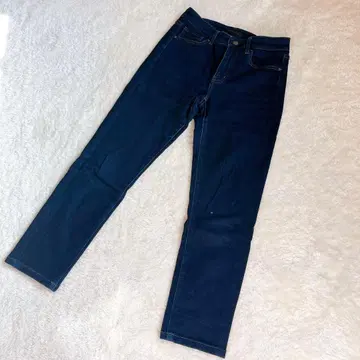 [ 유니클로 ] 히트텍 UNIQLO 스트레이트 데님 안쪽 플리스 소재