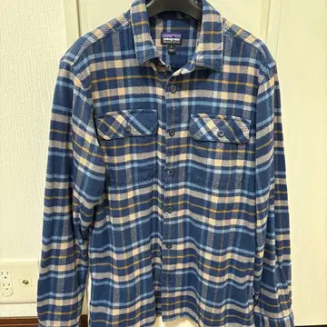 새상품급 patagonia 배색 체크 플란넬 셔츠 S size
