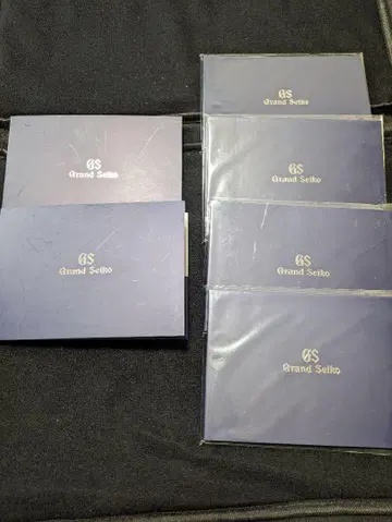 [ 미사용 ] Grand Seiko 보증서 6매 세트