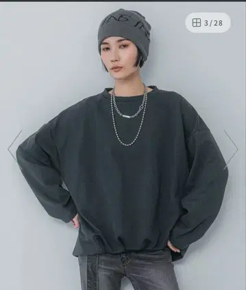 새상품 jeanasis 벌룬 우라케 풀오버