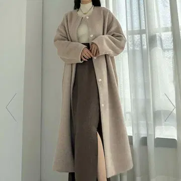 루엘레 노카라 샤기 코트 S