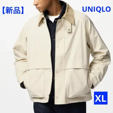 [새상품] 유니클로 유틸리티 숏 블루종 남성용 베이지 XL