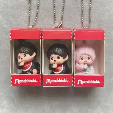 몽치치 앉은 패키지 피규어 키체인 프라이스 3종 새상품