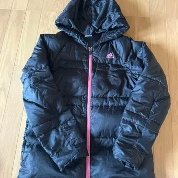 adidas CLIMA PROOF 블랙 다운 자켓 XS