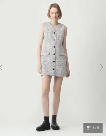 theory Mod Tweed Blazer Dress 0 사이즈