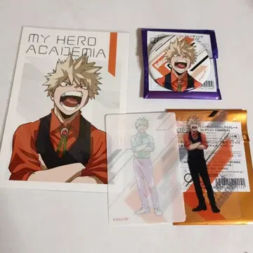 히로아카 camera 바쿠고 카츠키 캔뱃지 비주얼 플레이트 특전 세트