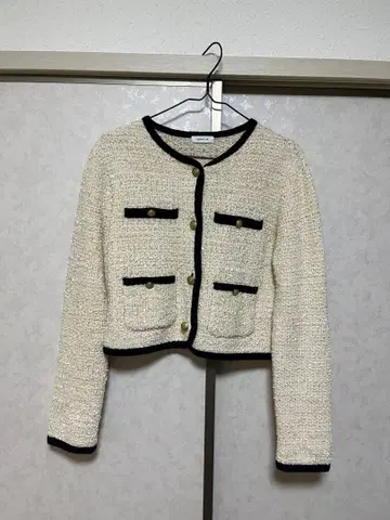 FRAY I.D 노카라 아이보리 자켓