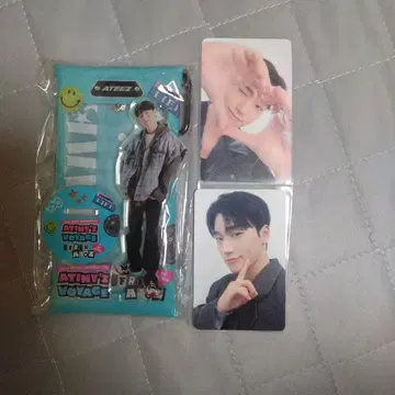 ATEEZ 팬미팅 굿즈 아크릴 스탠드 산 트레이딩 카드