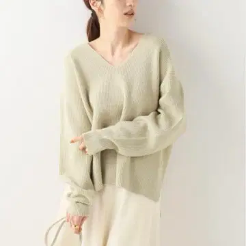 IENA 울 코튼 실크 VN P/O