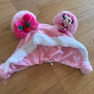 미니 마우스 봉제 인형 포함 핑크 캡