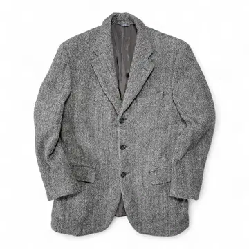 구제 이탈리아제 해리스 트위드 트위드 울 소재 테일러드 자켓