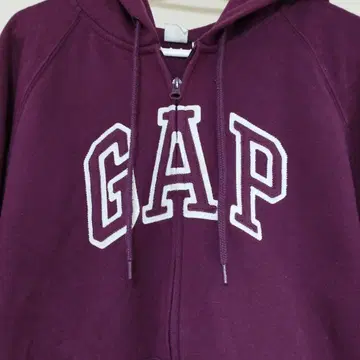 GAP 퍼플 집업 후드티