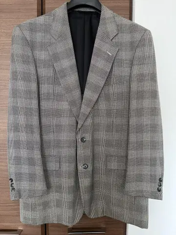다카시마야 이븐 그레이 계열 체크 테일러드 자켓