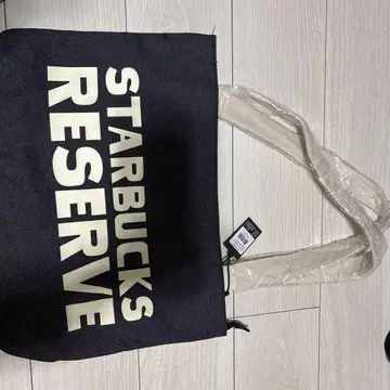 Starbucks RSV 토트 데님 토트백