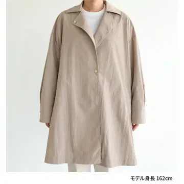 [ 새상품급 ] haruka 콜라보 A라인 나일론 코트