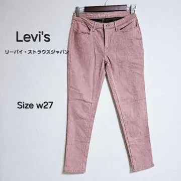 리바이스 리바이 스트라우스 재팬 핑크 데님 일본 한정 컬러
