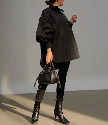 거의 미사용 스타일링 styling/ 볼륨 슬리브 드레스 셔츠