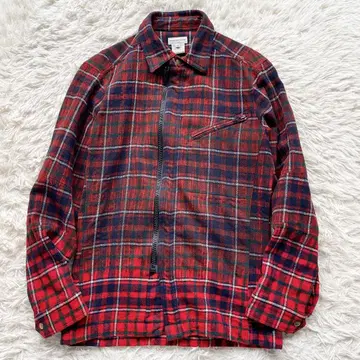 레어 DRIES VAN NOTEN 아카이브 그라데이션 체크 셔츠