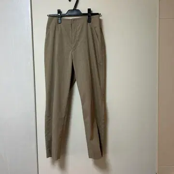 레킵 요시에 이나바 베이지 슬랙스 허리밴딩