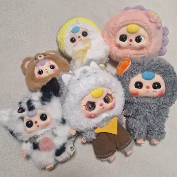 세일 베이비 쓰리 사뮤엘 봉제 인형 6체 세트