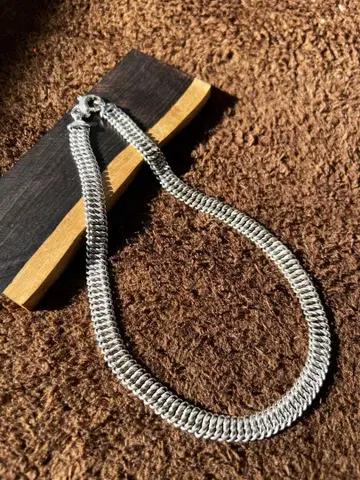 실버 925 체인 목걸이 (랍스터 잠금장치)