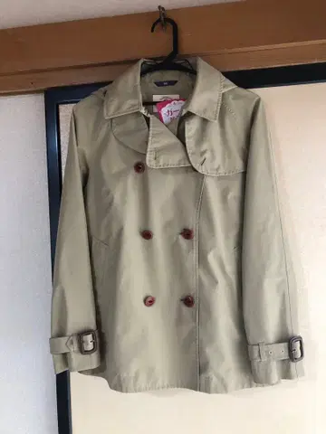AIGLE 더블 트렌치코트 GORE-TEX 베이지 36
