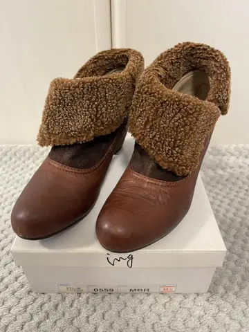 ing 부티 부츠 숏부츠 브라운 23.5cm