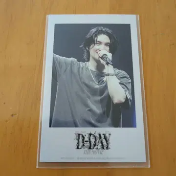 SUGA D-DAY The Movie 팝콘 혜택 폴라로이드풍 포토카드