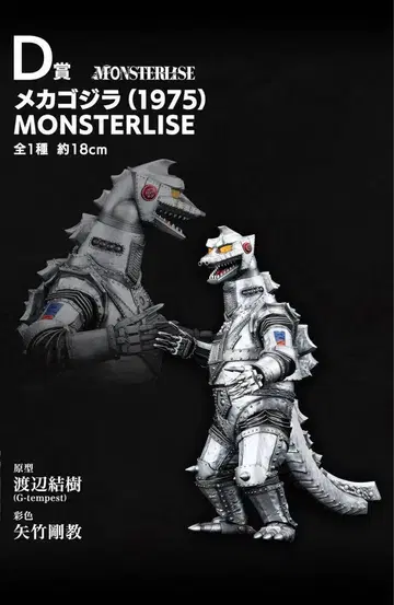 메카고질라 (1975) MONSTERLIZE 약 18cm