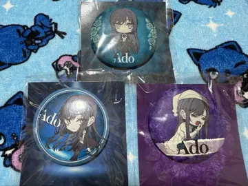 Ado 잔몽 POP UP STORE 미니 캐릭터  캔뱃지 세트