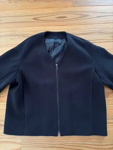for/c 블랙 노카라 자켓 M 사이즈