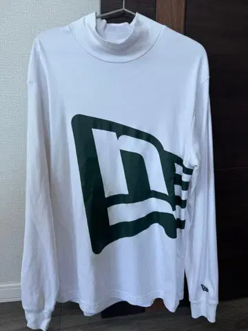 New Era 화이트 긴팔 티셔츠 L