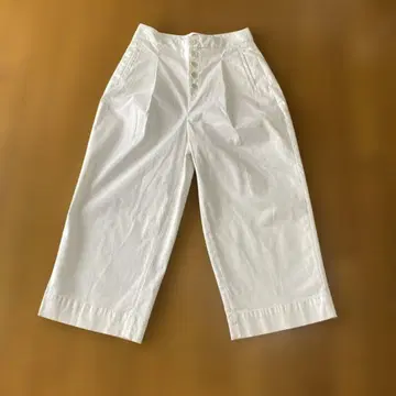 BANANA REPUBLIC 화이트 와이드 팬츠 4