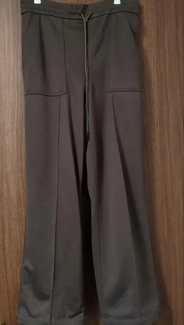 THE RERACS 브라운 와이드 팬츠