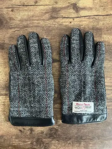 Harris Tweed 울 가죽 장갑