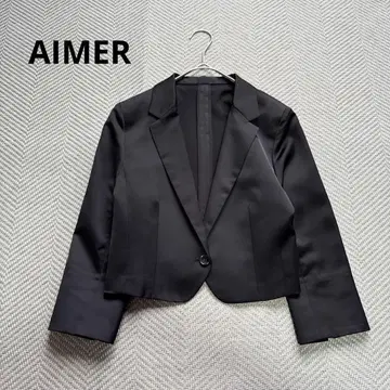 AIMER 에메 볼레로 자켓 블랙 포멀 블랙 M
