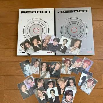 REBOOT CD 2장 세트 포토 카드 TREASURE