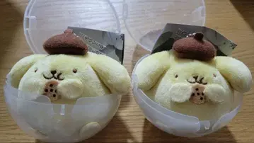 새상품 산리오 캐릭터즈 너무 많이 먹었어요 - 봉제 인형 폼폼푸딩