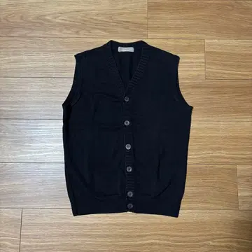 크루치아니 44 27G 9G 절개 베스트 니트 가디건