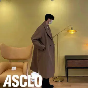 ASCLO 체인 스타 롱 코트