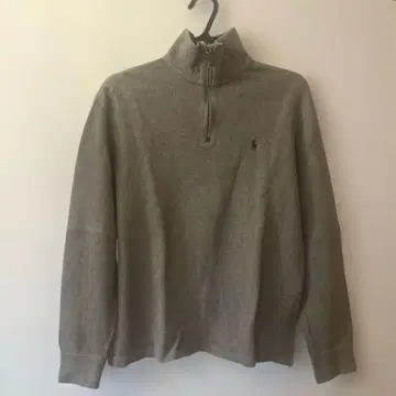 POLO 랄프 로렌 긴팔 하프 지퍼 브라운