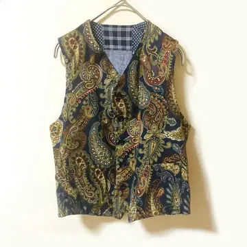 레어 ENGINEERED GARMENTS 리버서블 자카드 베스트